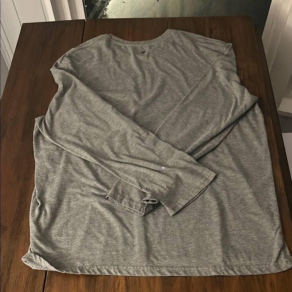 Men's Gray Long Sleeve Shirt